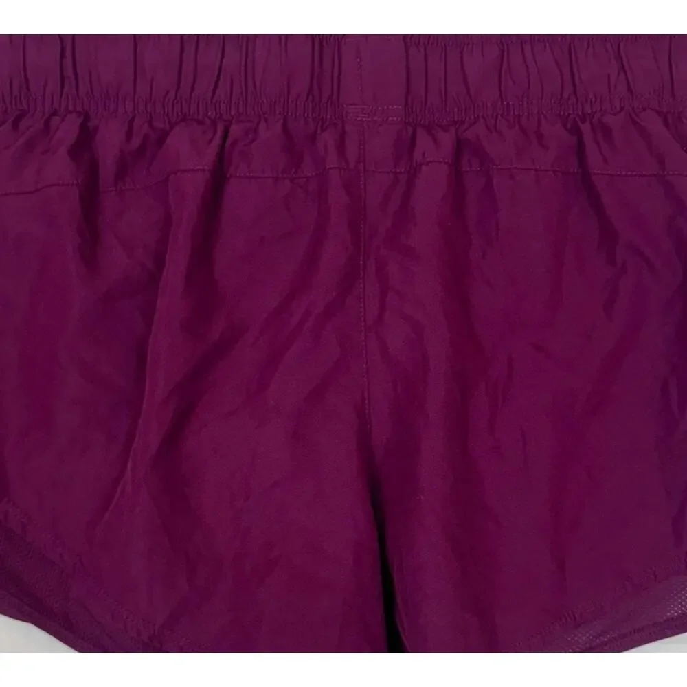 Athletic Womens Size 12-14 Large Maroon Shorts Running with Liner - Picture 5 of 7